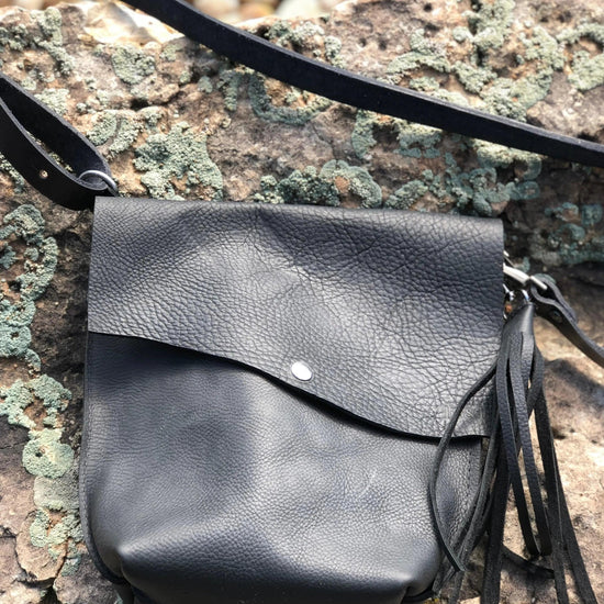 The Peyton Crossbody Leather Bag Liv & B Designs