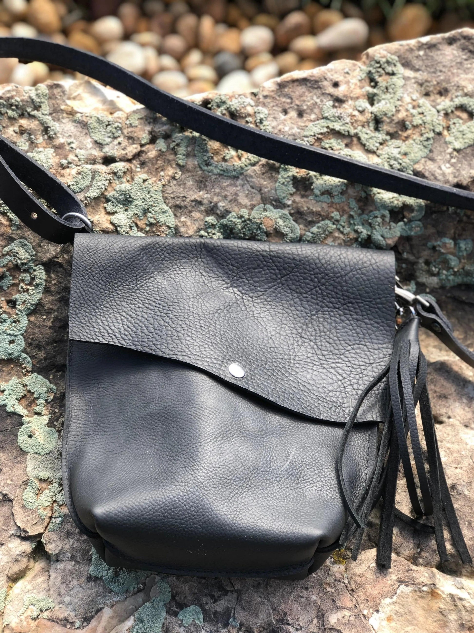 The Peyton Crossbody Leather Bag Liv & B Designs