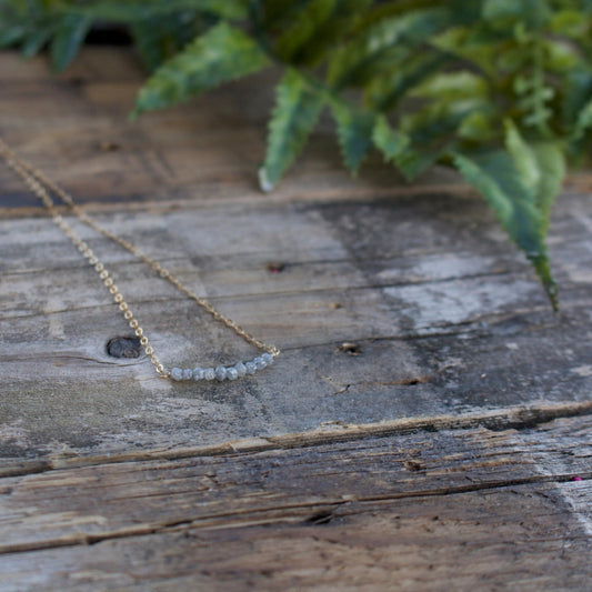 Diamonds In The Raw 14K Gold Fill Necklace Liv & B Designs