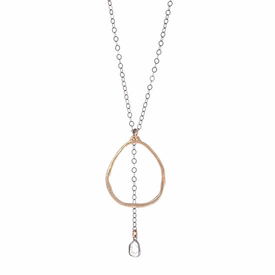 Moxie 14K Gold Fill Diamond Slice Necklace Liv & B Designs