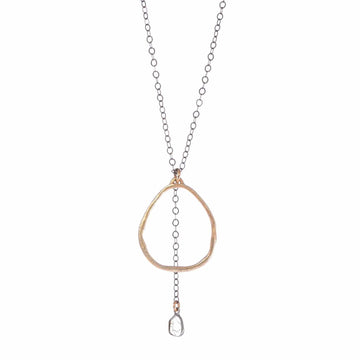 Moxie 14K Gold Fill Diamond Slice Necklace Liv & B Designs