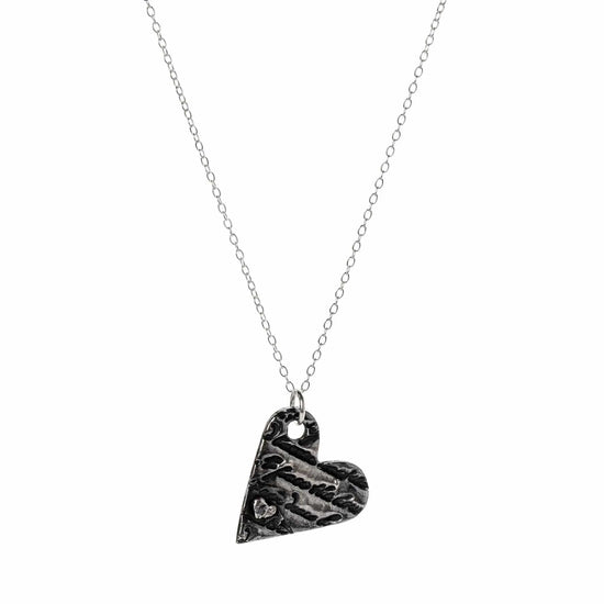 Pure Silver Love Letter Heart Necklace Liv & B Designs
