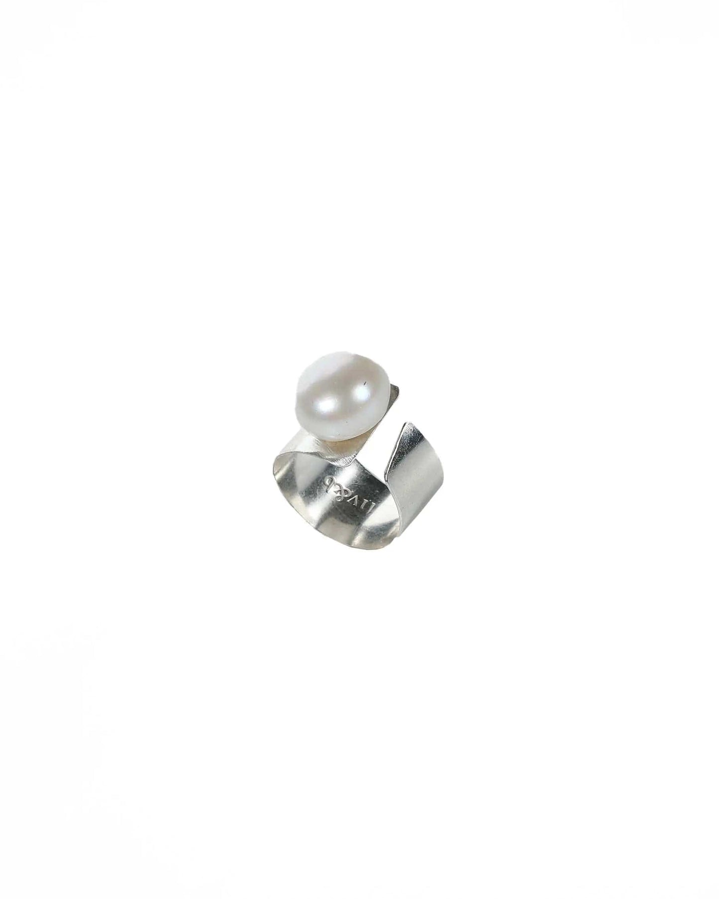 Charming Sterling Silver and Pearl Ring Liv & B Designs