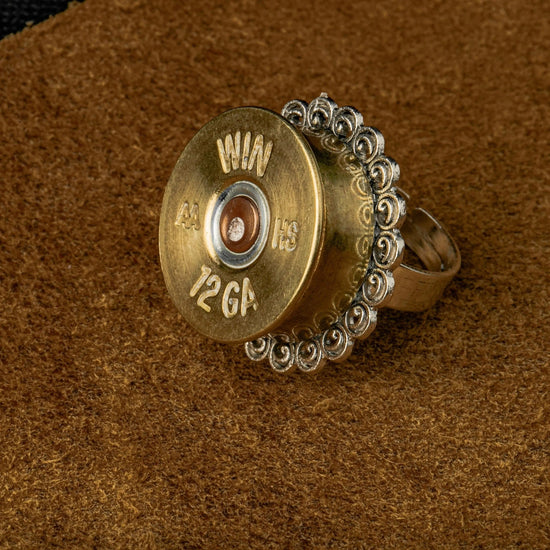 Steampunk 12 gauge rings Liv & B Designs