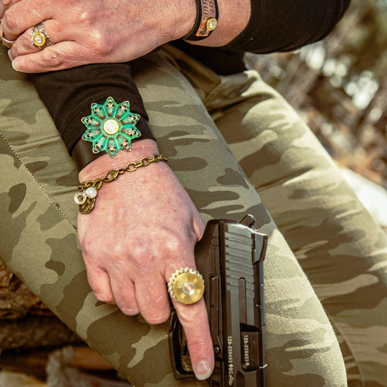 Steampunk 12 gauge rings Liv & B Designs