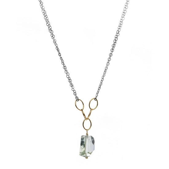 Mixed metal Gemstone Liv & B