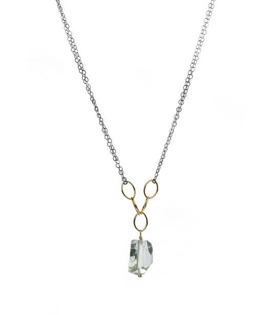 Mixed metal Gemstone Liv & B