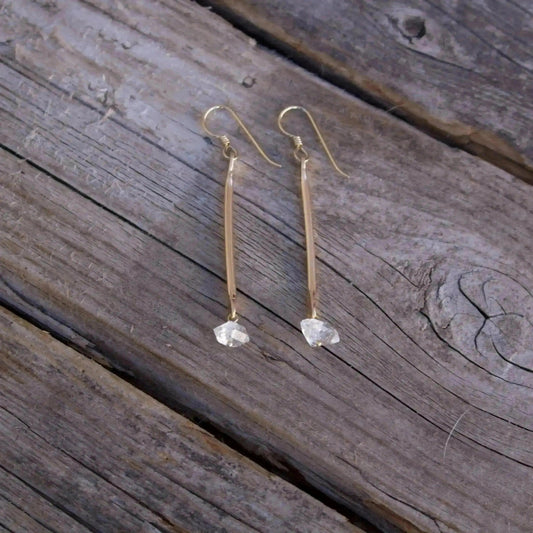Herkimer Bar Earrings Liv & B