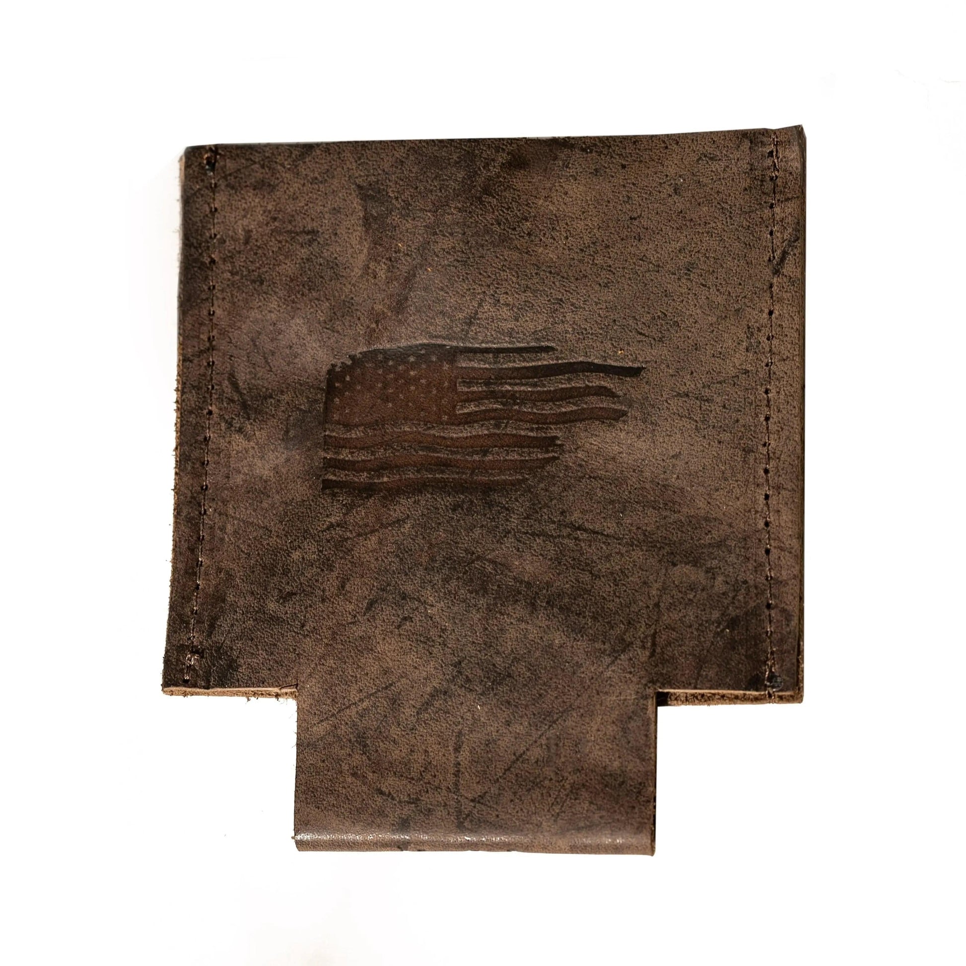 Leather Beer Coozie Liv & B