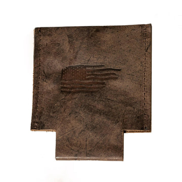 Leather Beer Coozie Liv & B