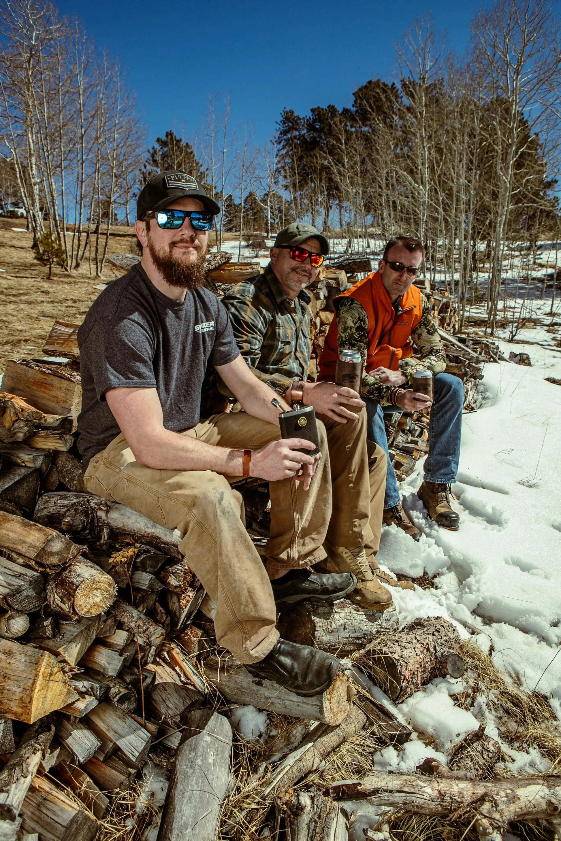 Leather Beer Coozie Liv & B