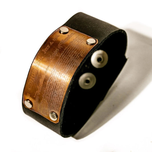 Declaration Copper and Leather Bracelet Liv & B