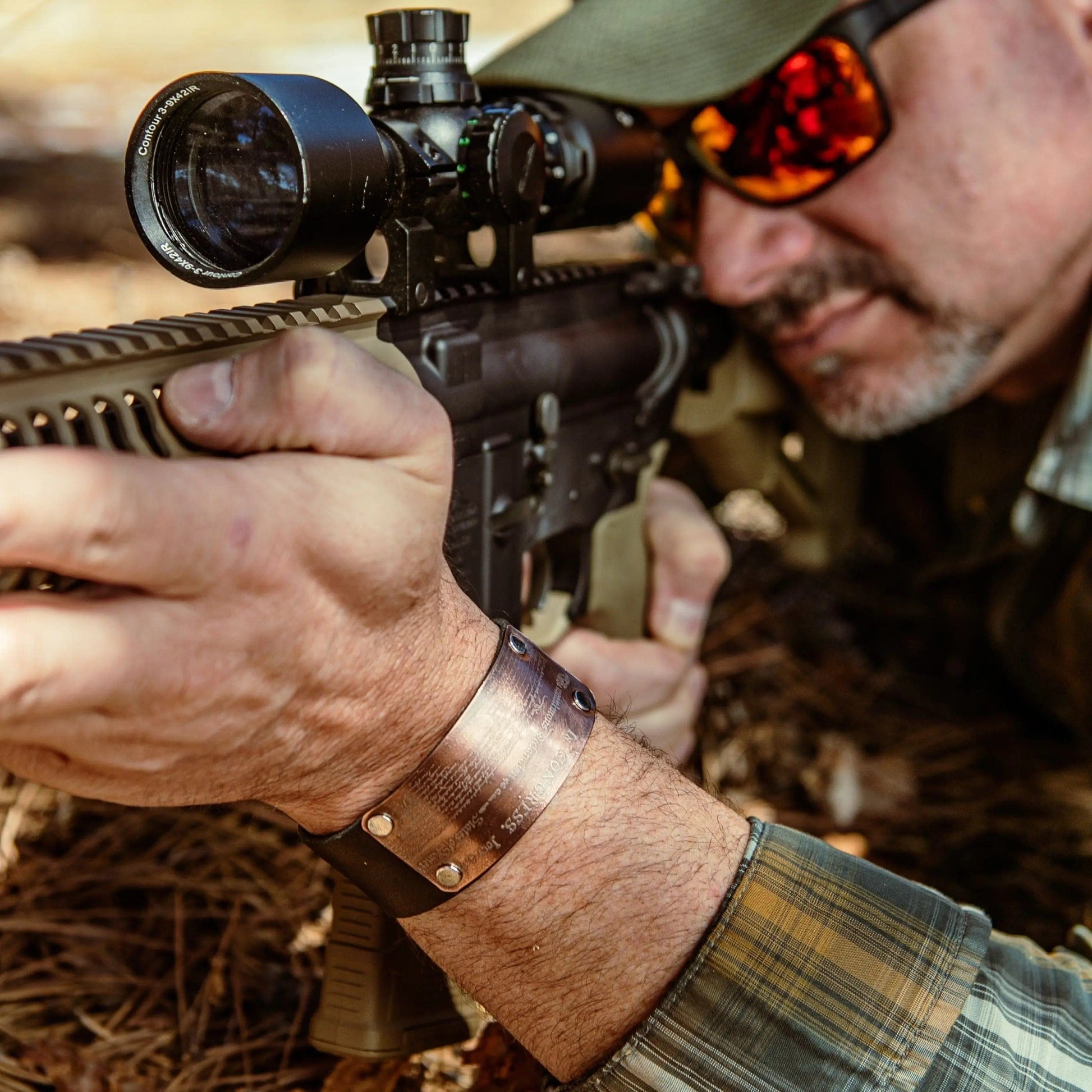 Declaration Copper and Leather Bracelet Liv & B