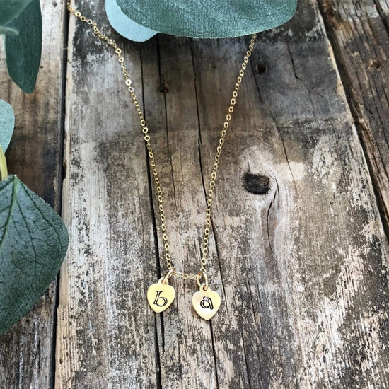 Mini Hearts 14K Gold Fill Necklace Liv & B