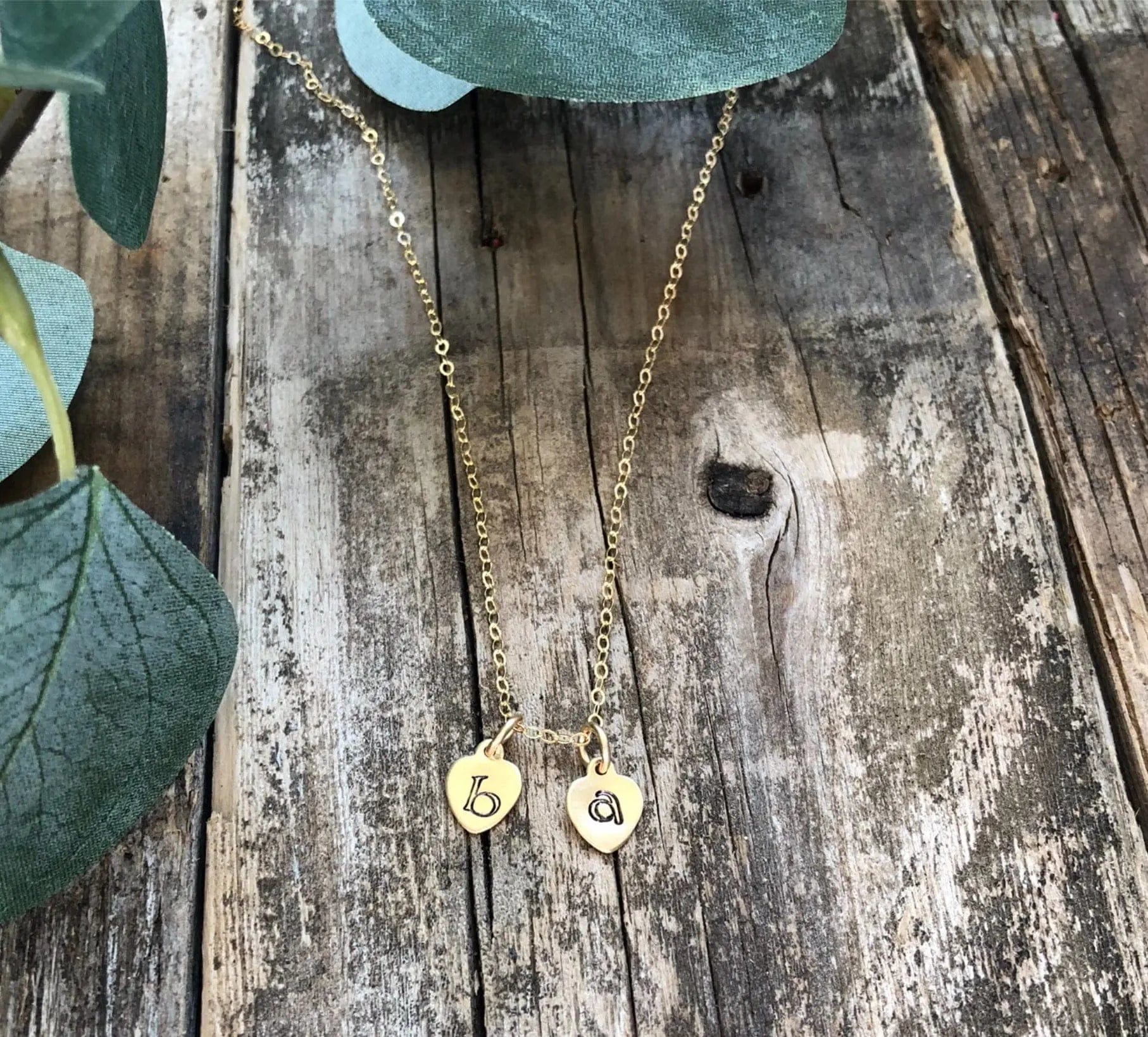 Mini Hearts 14K Gold Fill Necklace Liv & B