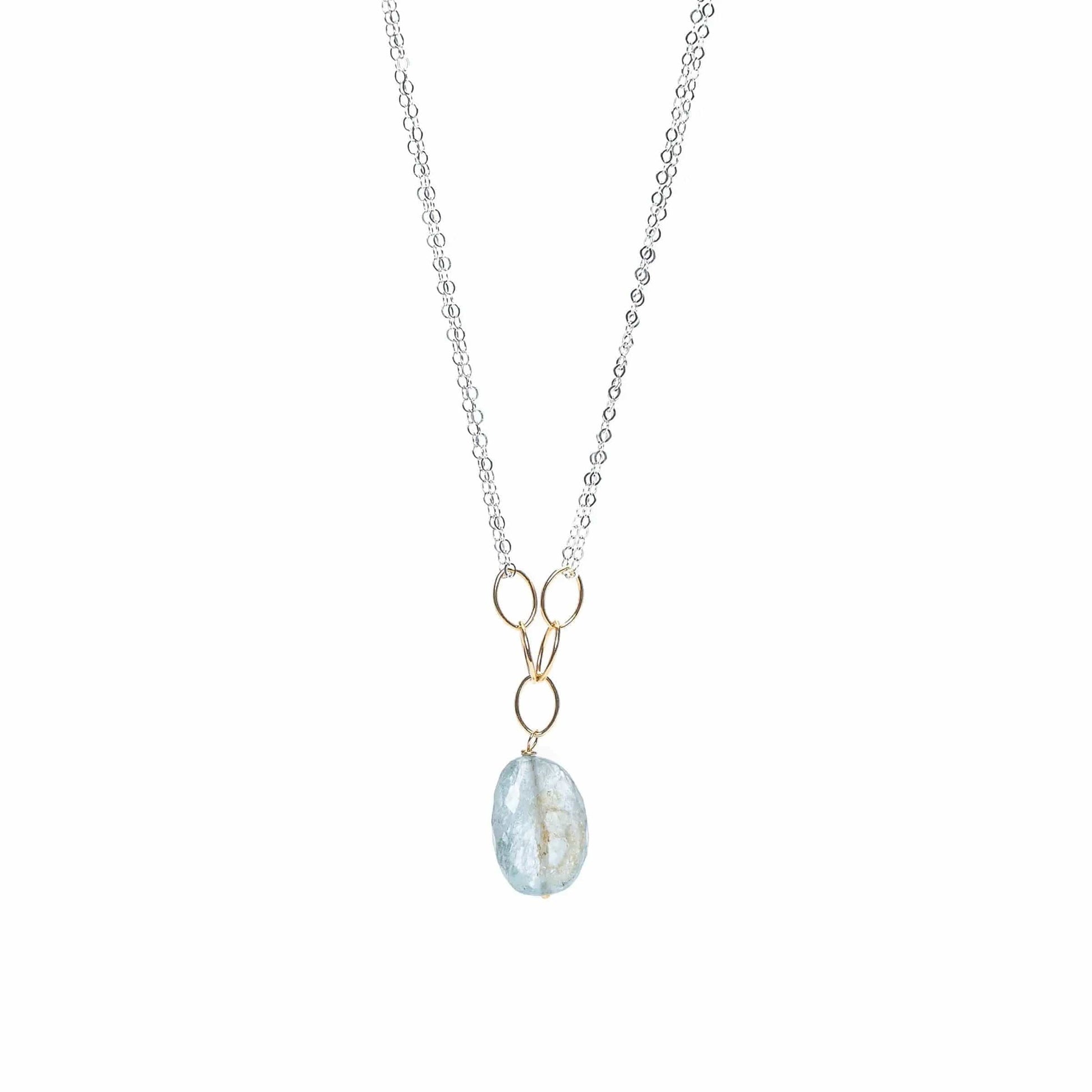 Mixed metal Gemstone Liv & B